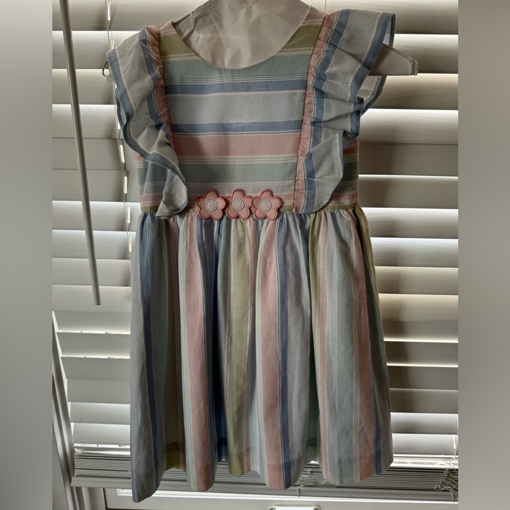 Florence Eiseman Ruffle sleeve dress Sz 6